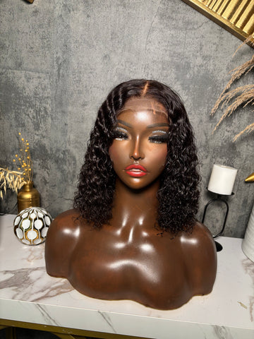 10 inch curly bob Size M - Styled By Zahna