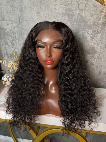 22 inch curly 5x5 closure size Medium - Styled By Zahna