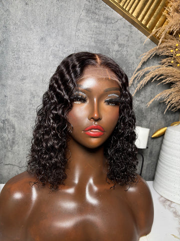 10 inch curly bob Size M - Styled By Zahna