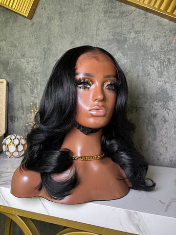 Bianca-16 inch layered closure wig size 22.5 - Styled By Zahna
