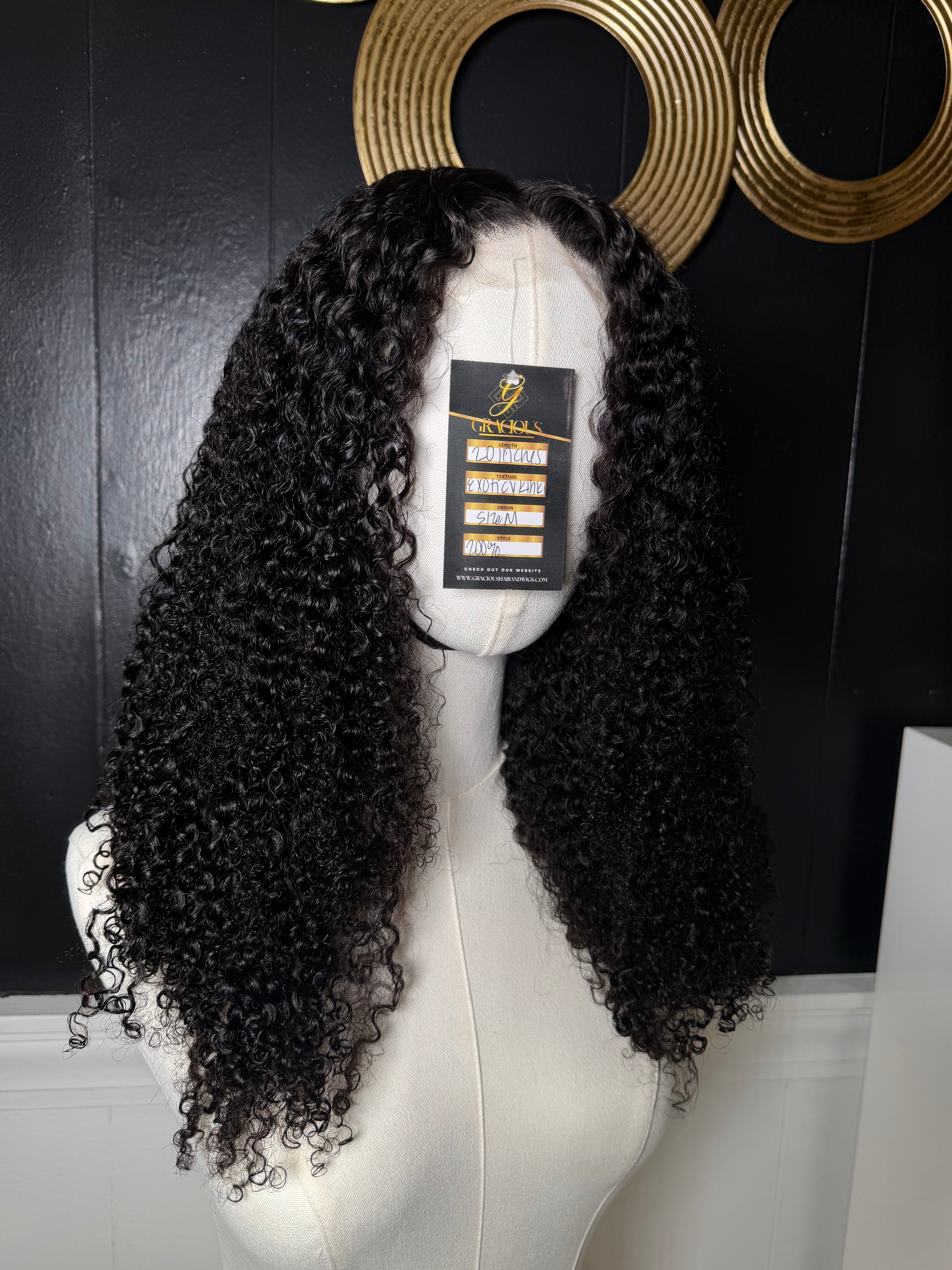 Royal Kinks Double Drawn 4x4 HD Closure Wig Size M 22.5 - Styled By Zahna