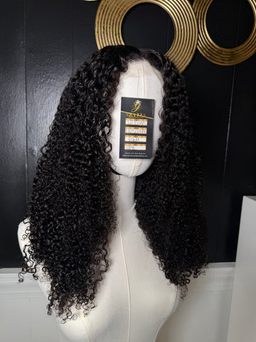 Royal Kinks Double Drawn 4x4 HD Closure Wig Size M 22.5 - Styled By Zahna