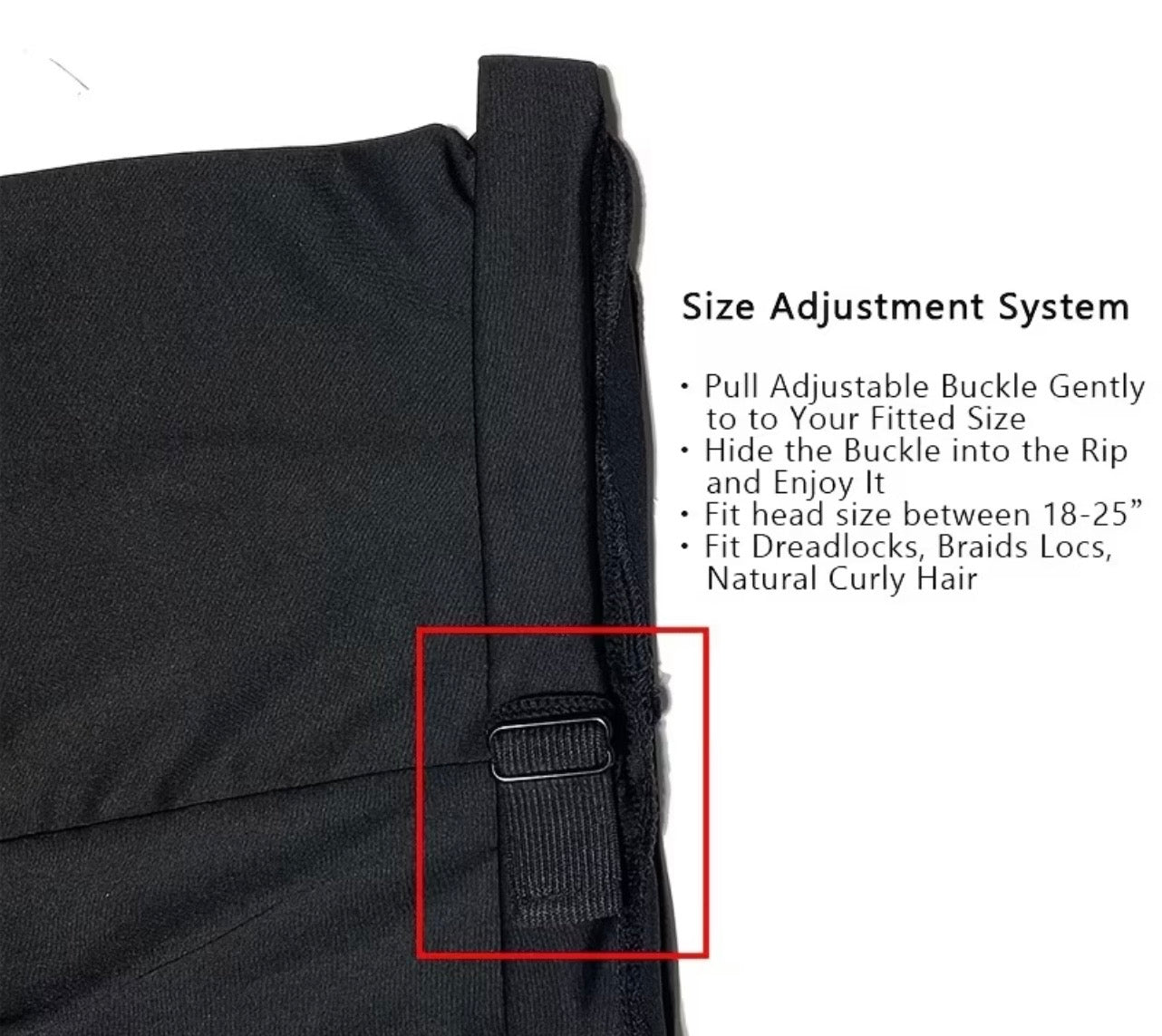 Spandex XLong Sleep Caps - Styled By Zahna