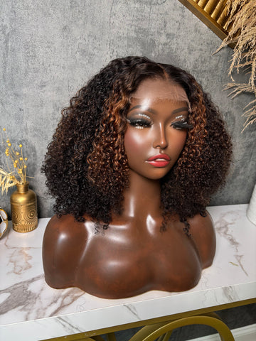 16-3 plus 16 inch closure raw indonesian kinky curly 5x5 closure Size M - Styled By Zahna