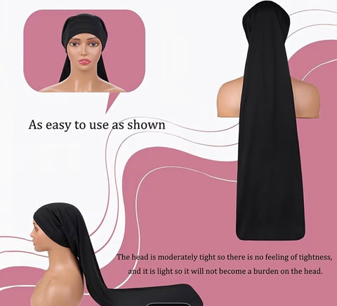 Spandex XLong Sleep Caps - Styled By Zahna