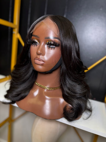 Raw Indonesian 16 inch 5x5 Closure Wig Size 21.5 - Styled By Zahna