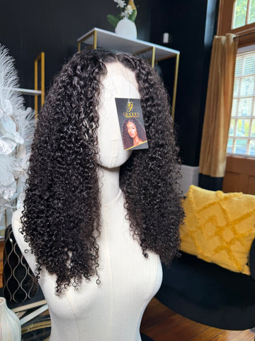Royal Kinks Double Drawn 4x4 HD Closure Wig Size M 22.5 - Styled By Zahna
