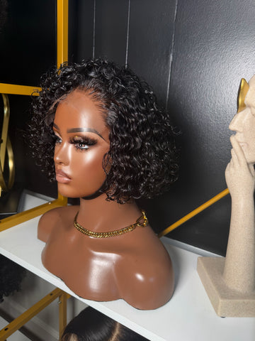 8 inch 5x5 HD closure wig 180% density Size Small 21.5