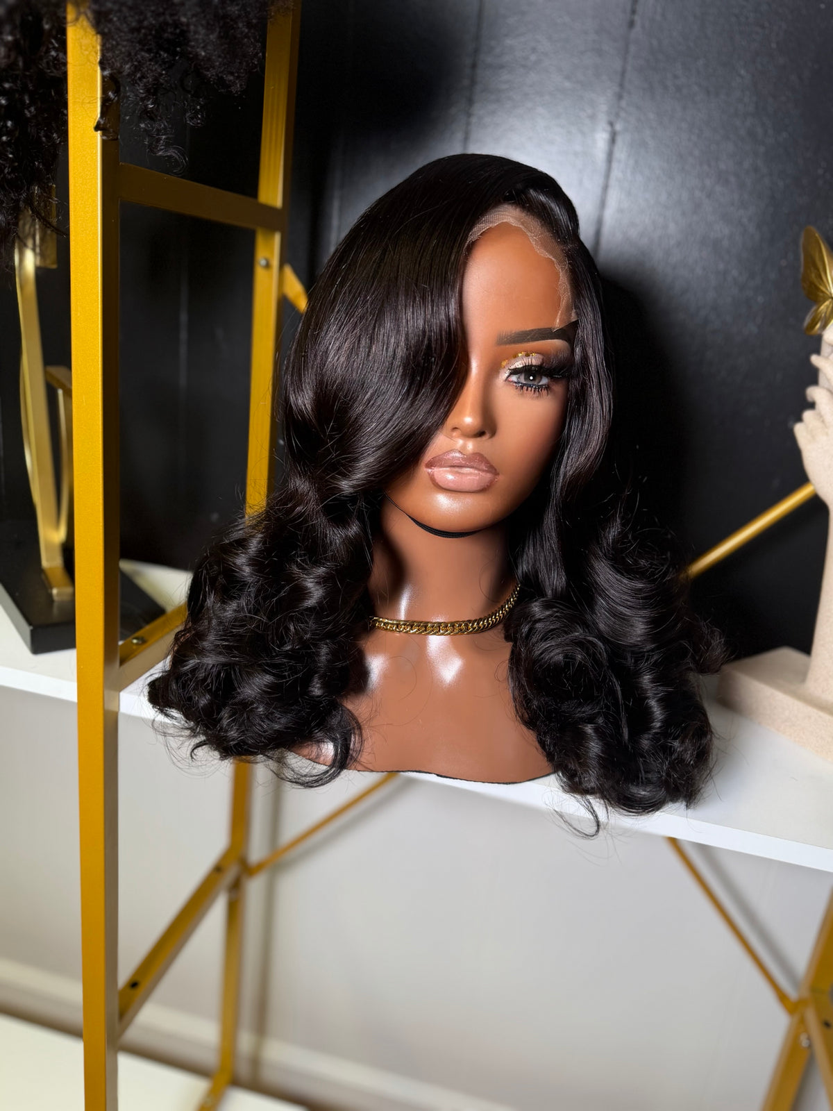 16 inch 5x5 Closure Wig 250% density Size Small