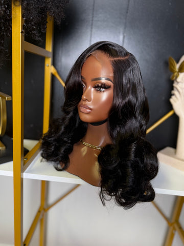 16 inch 5x5 Closure Wig 250% density Size Small