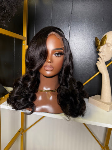 16 inch 5x5 Closure Wig 250% density Size Small